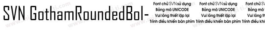 SVN GothamRoundedBol字体转换